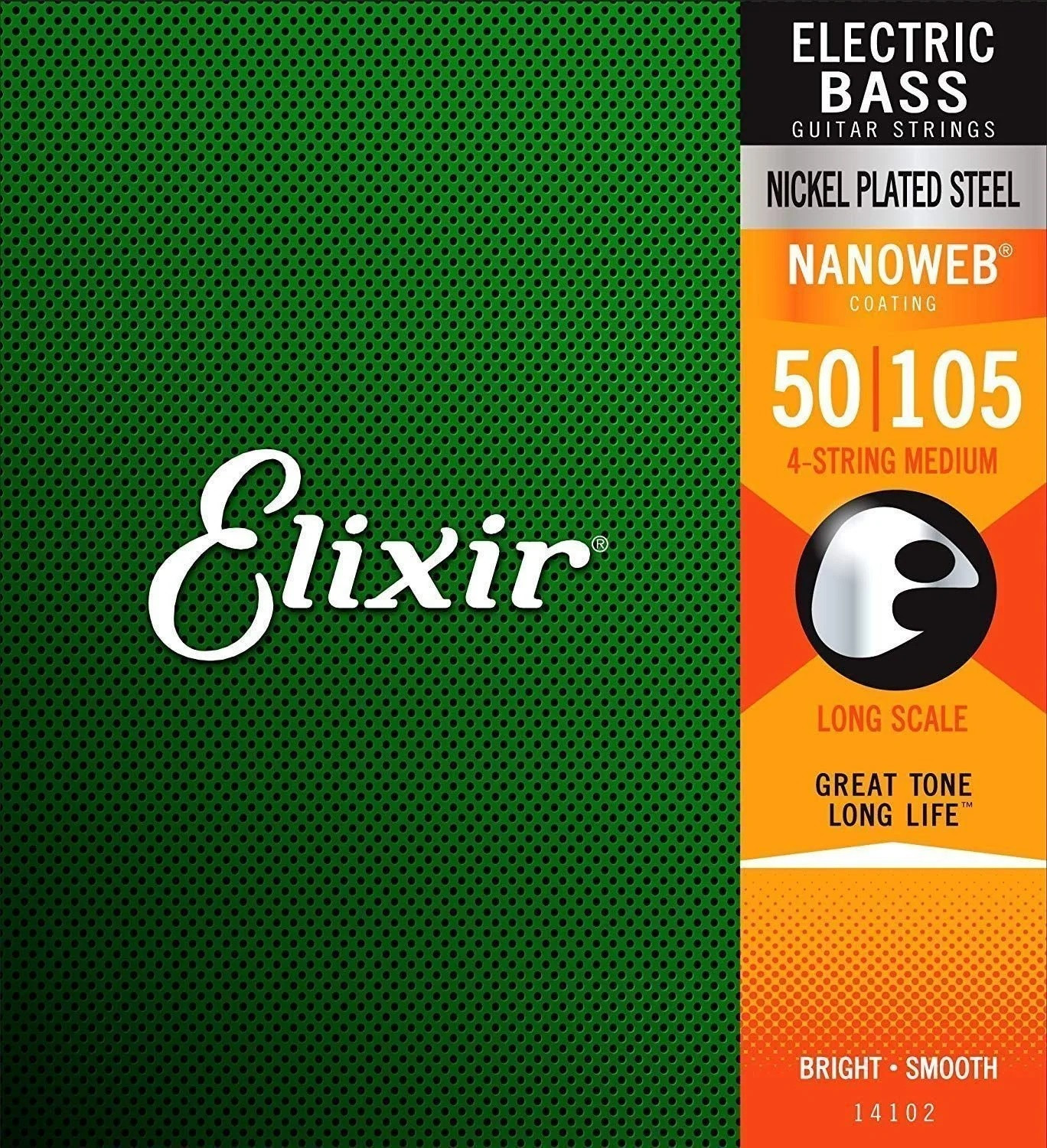 Hlavní obrázek Tvrdost .050+ ELIXIR 4 strings NANOWEB Long .050 - .0105