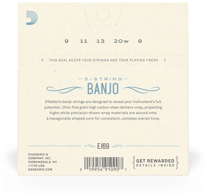Galerijní obrázek č.1 Pro banja D'ADDARIO EJ69