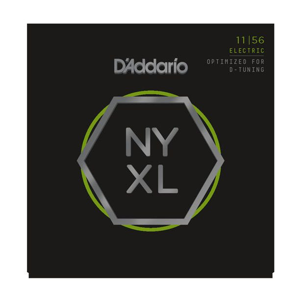 Hlavní obrázek Ostatní struny pro elektrickou kytaru D'ADDARIO NYXL Medium Top / Extra Heavy Bottom 11-56
