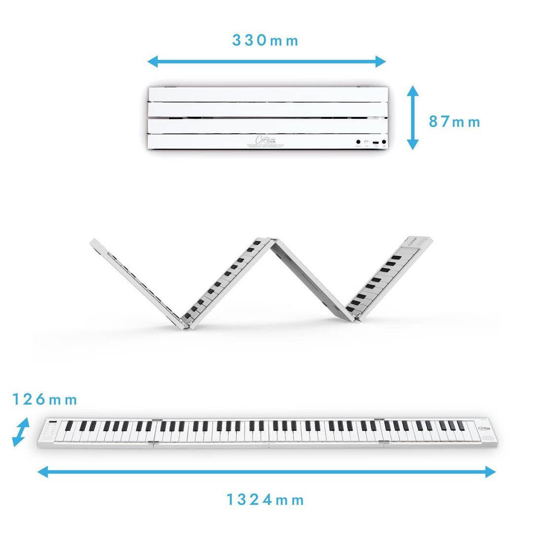 Galerijní obrázek č.4 Stage piana CARRY-ON Folding Piano 88 - White