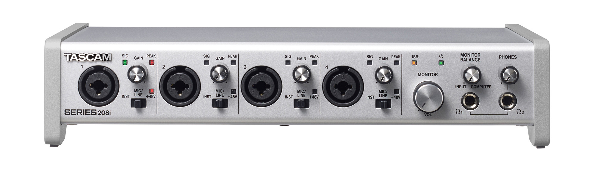 Hlavní obrázek USB zvukové karty TASCAM SERIES 208i A-Stock