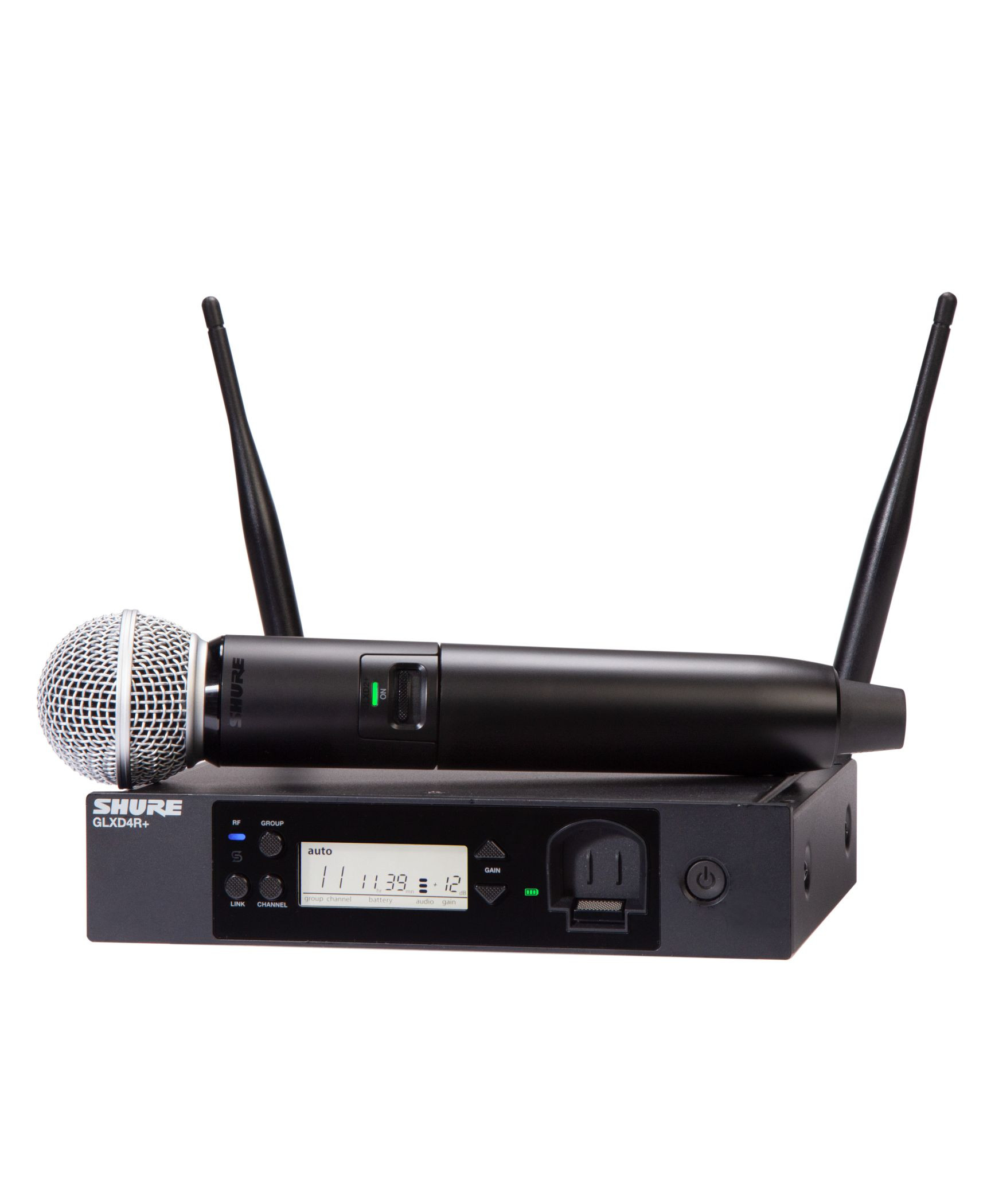 Hlavní obrázek S ručním mikrofonem SHURE GLXD24R+/SM58