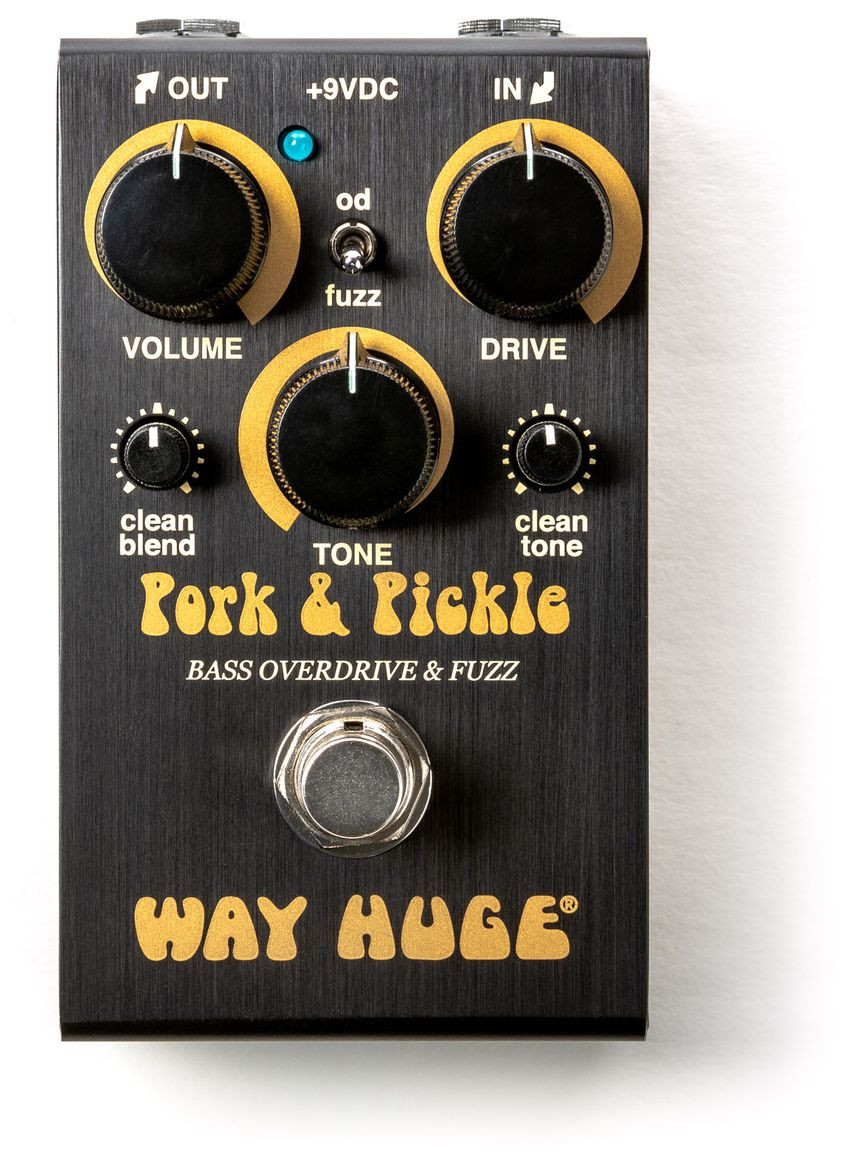 Hlavní obrázek Pedálové baskytarové efekty DUNLOP Way Huge Smalls Pork & pickle & overdrive and fuzz