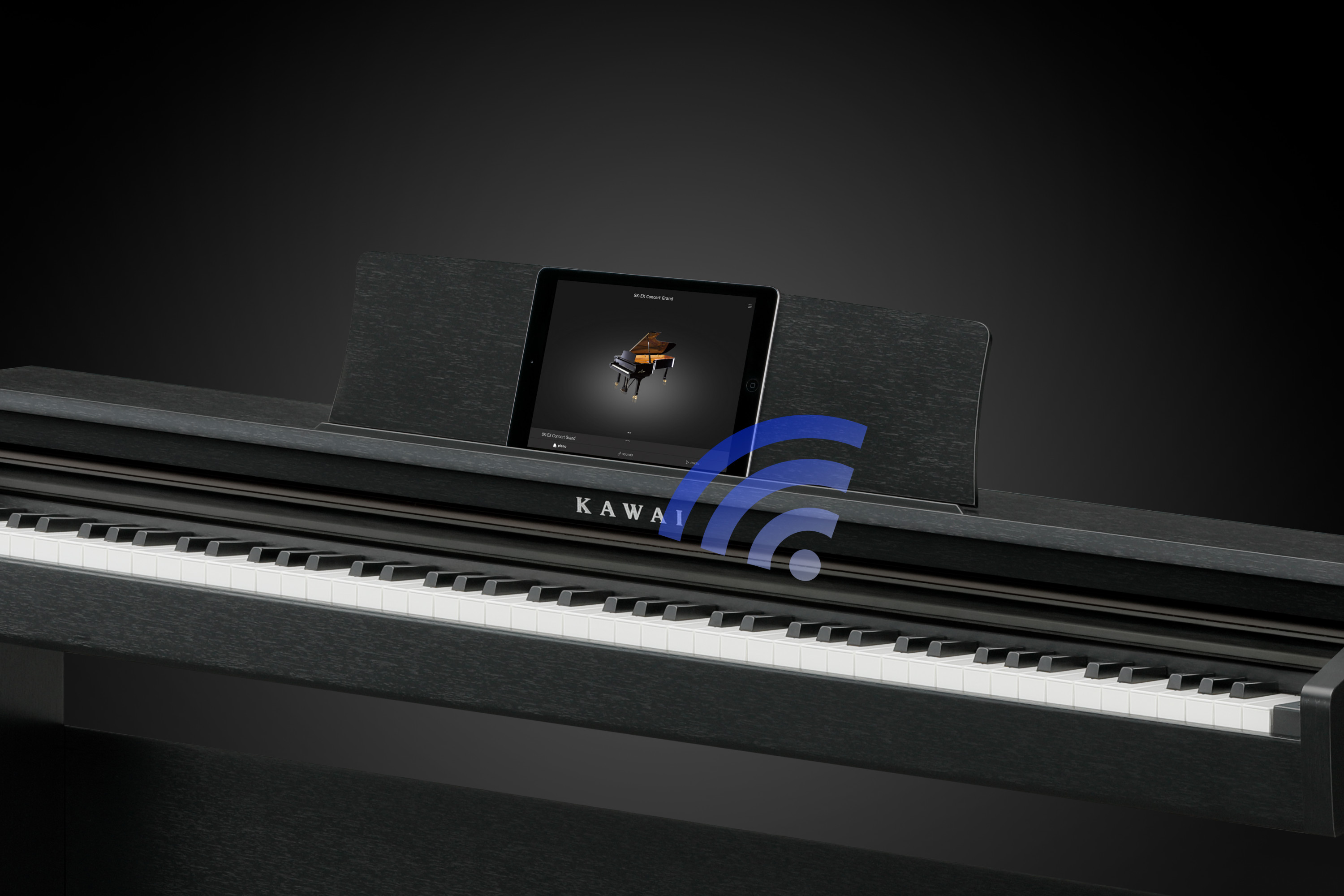 Galerijní obrázek č.5 Klávesy KAWAI KDP120 B - Black