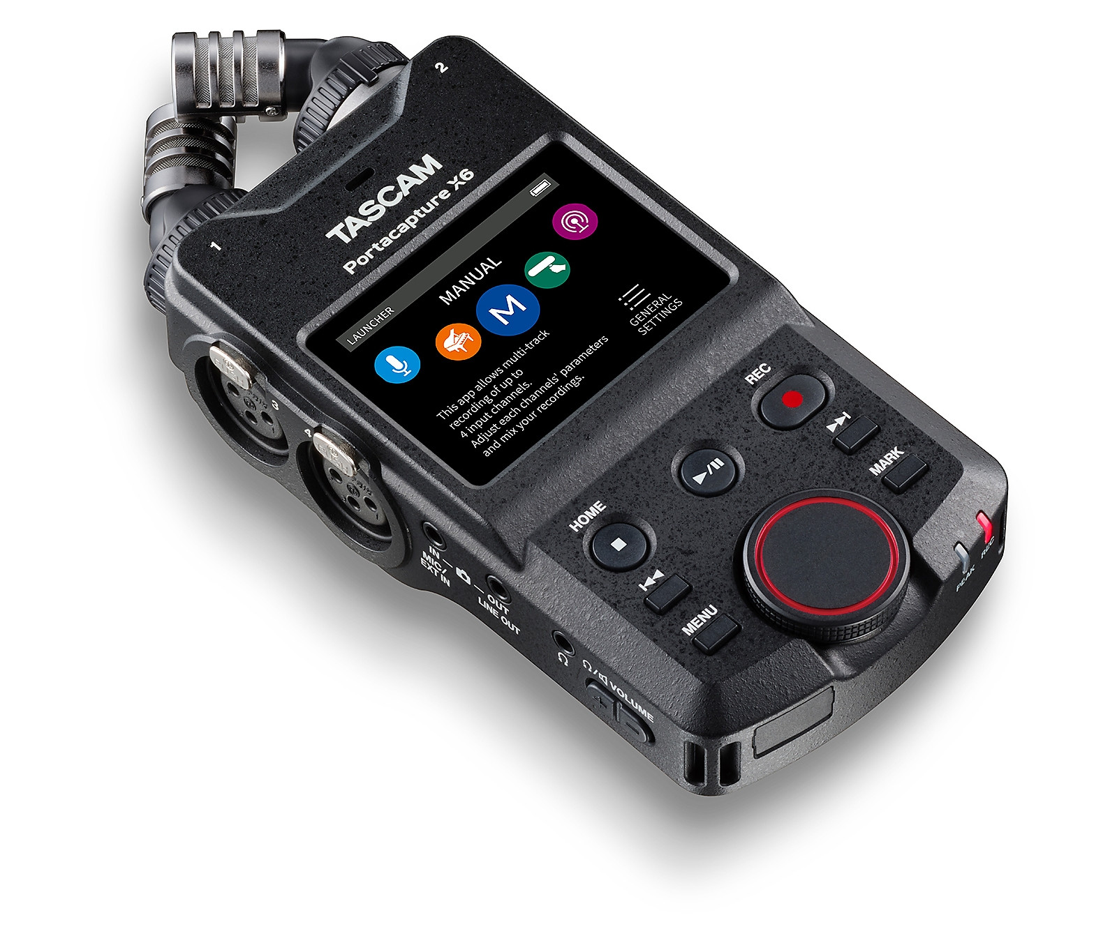 Galerijní obrázek č.2 Vícestopé rekordéry přenosné TASCAM Portacapture X6