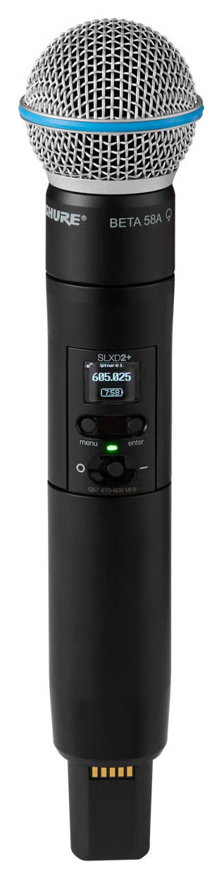 Galerijní obrázek č.2 S ručním mikrofonem SHURE SLXD24+E/B58-S50