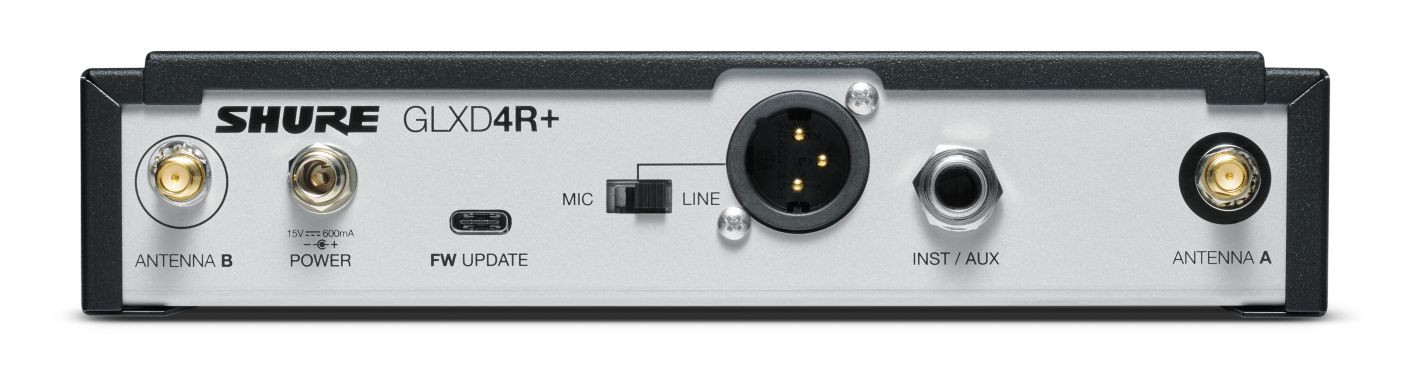 Galerijní obrázek č.3 S ručním mikrofonem SHURE GLXD24R+/SM58