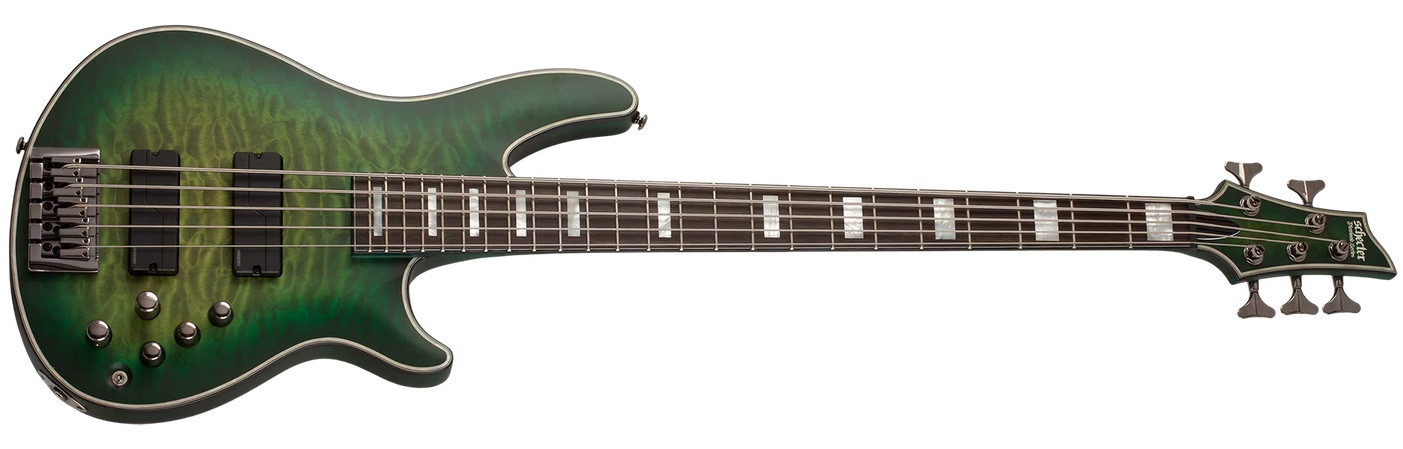Hlavní obrázek 5strunné SCHECTER Daniel Firth Hellraiser Extreme-5 Signature Bass - Cthulhu Burst Satin
