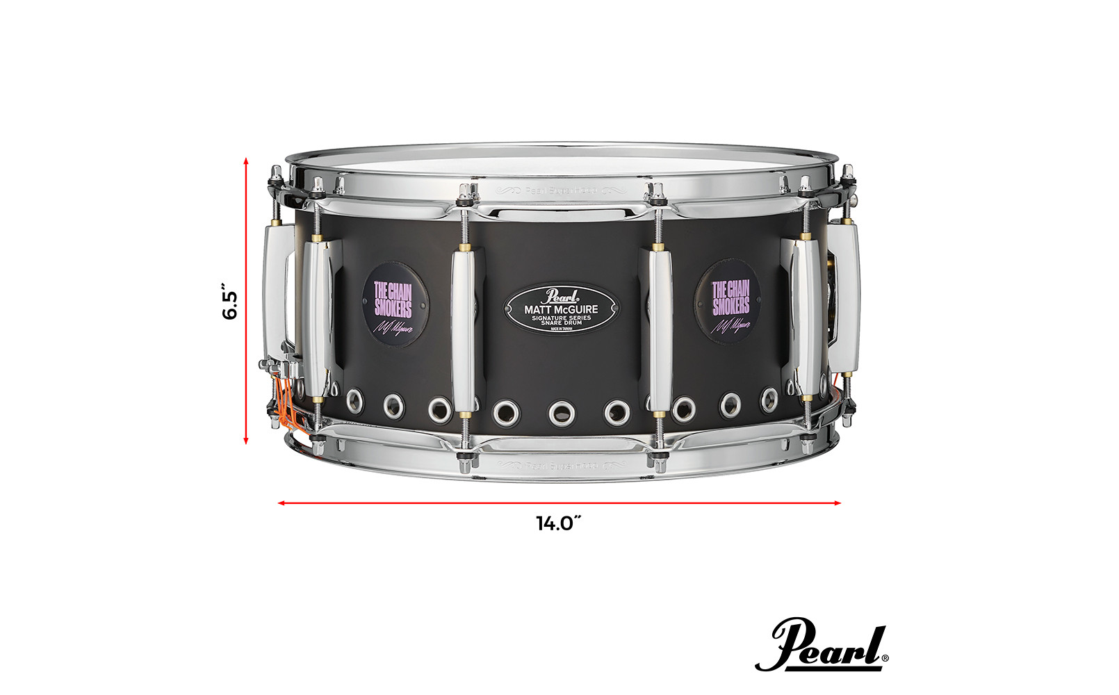 Galerijní obrázek č.7 14" PEARL MM1465S/C Matt McGuire Signature Tour Edition 14”x6,5”