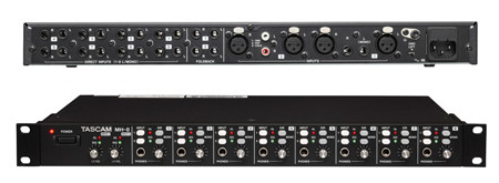 Galerijní obrázek č.2 Sluchátkové zesilovače a distributory TASCAM MH-8