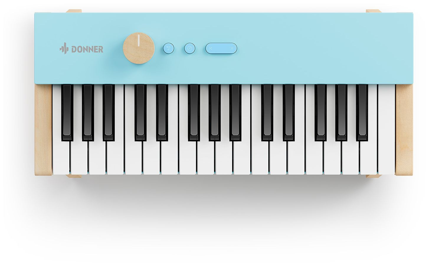Galerijní obrázek č.2 Dětské keyboardy DONNER KIDO V-10 Mini Digital Keyboard 32 keys Light Blue with Stand