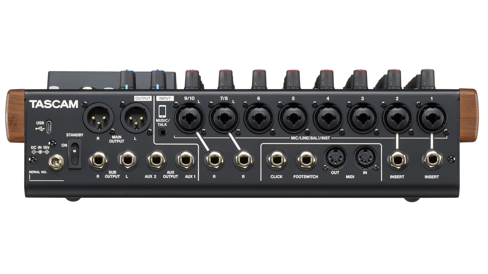 Galerijní obrázek č.4 Mixážní pulty s efektem TASCAM Model 12