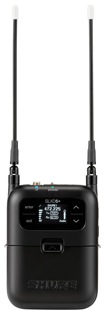 Galerijní obrázek č.1 S klopovým mikrofonem (lavalier) SHURE SLXD15+/85M-K55