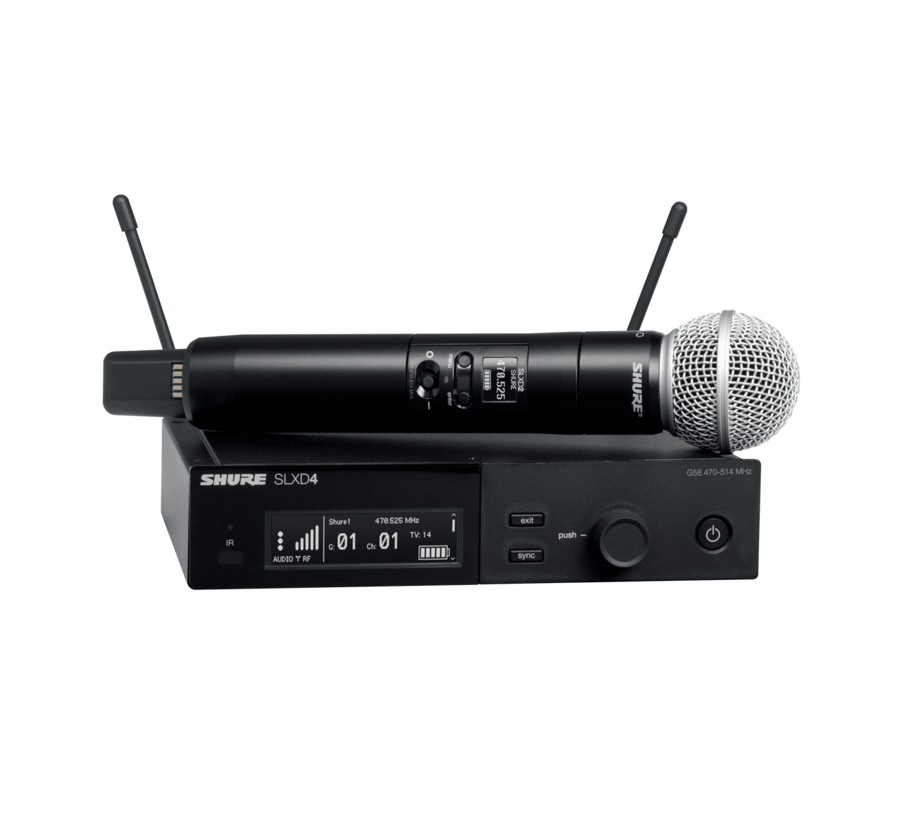 Hlavní obrázek S ručním mikrofonem SHURE SLXD24E/SM58-J53