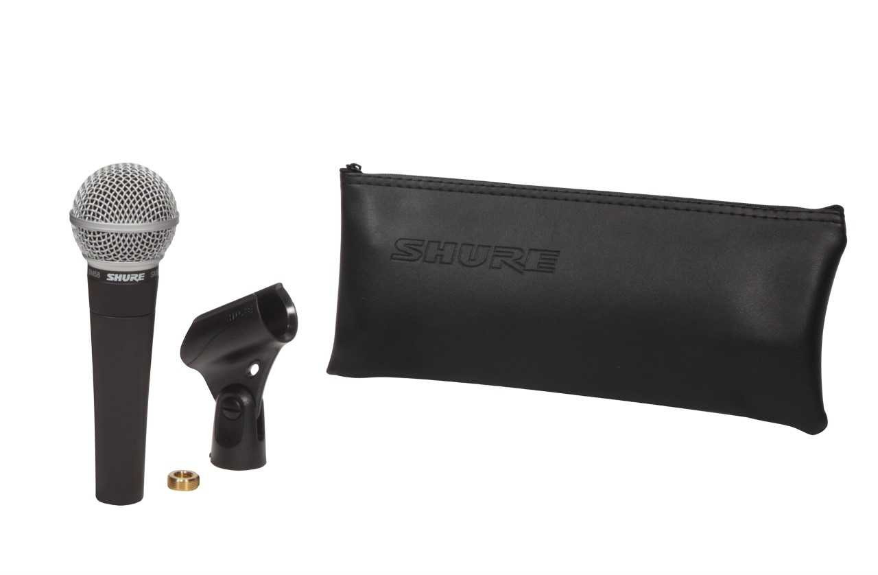 Galerijní obrázek č.5 Dynamické pódiové vokální mikrofony SHURE SM58-LCE