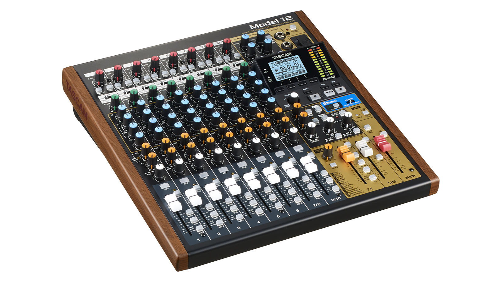 Galerijní obrázek č.2 Mixážní pulty s efektem TASCAM Model 12