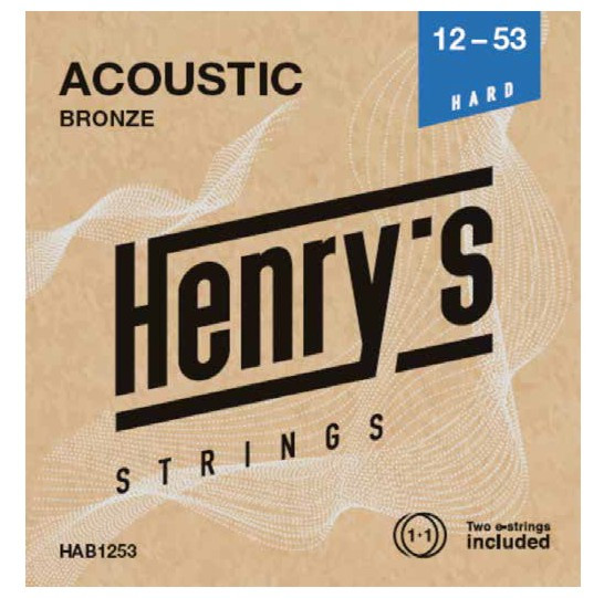 Hlavní obrázek Tvrdost .012 HENRY’S HAB1253 Acoustic Bronze - 012“ - 053“
