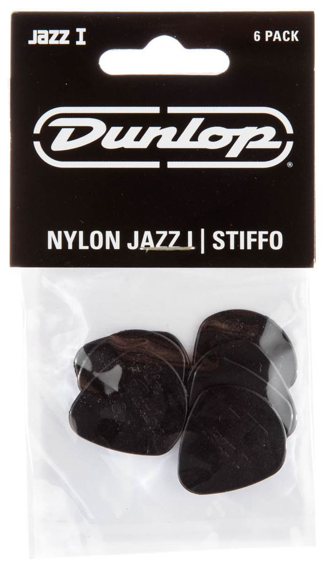 Galerijní obrázek č.3 Tvrdost do 2.0 DUNLOP Jazz I Black Stiffo 1.10 mm - 24 pack