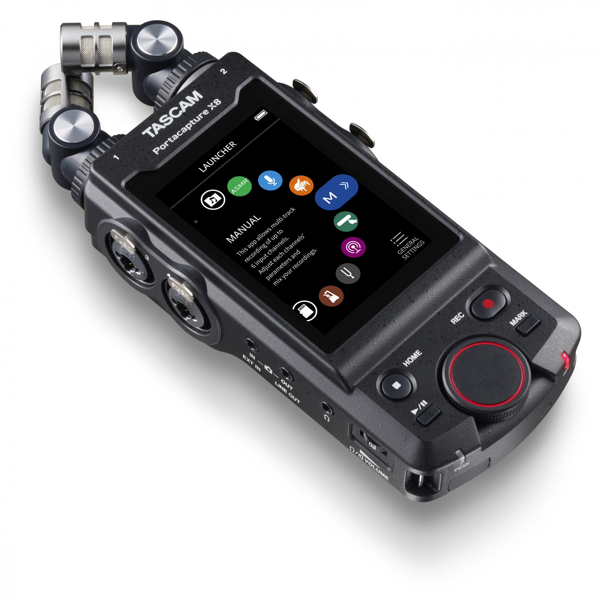 Galerijní obrázek č.11 Vícestopé rekordéry přenosné TASCAM Portacapture X8