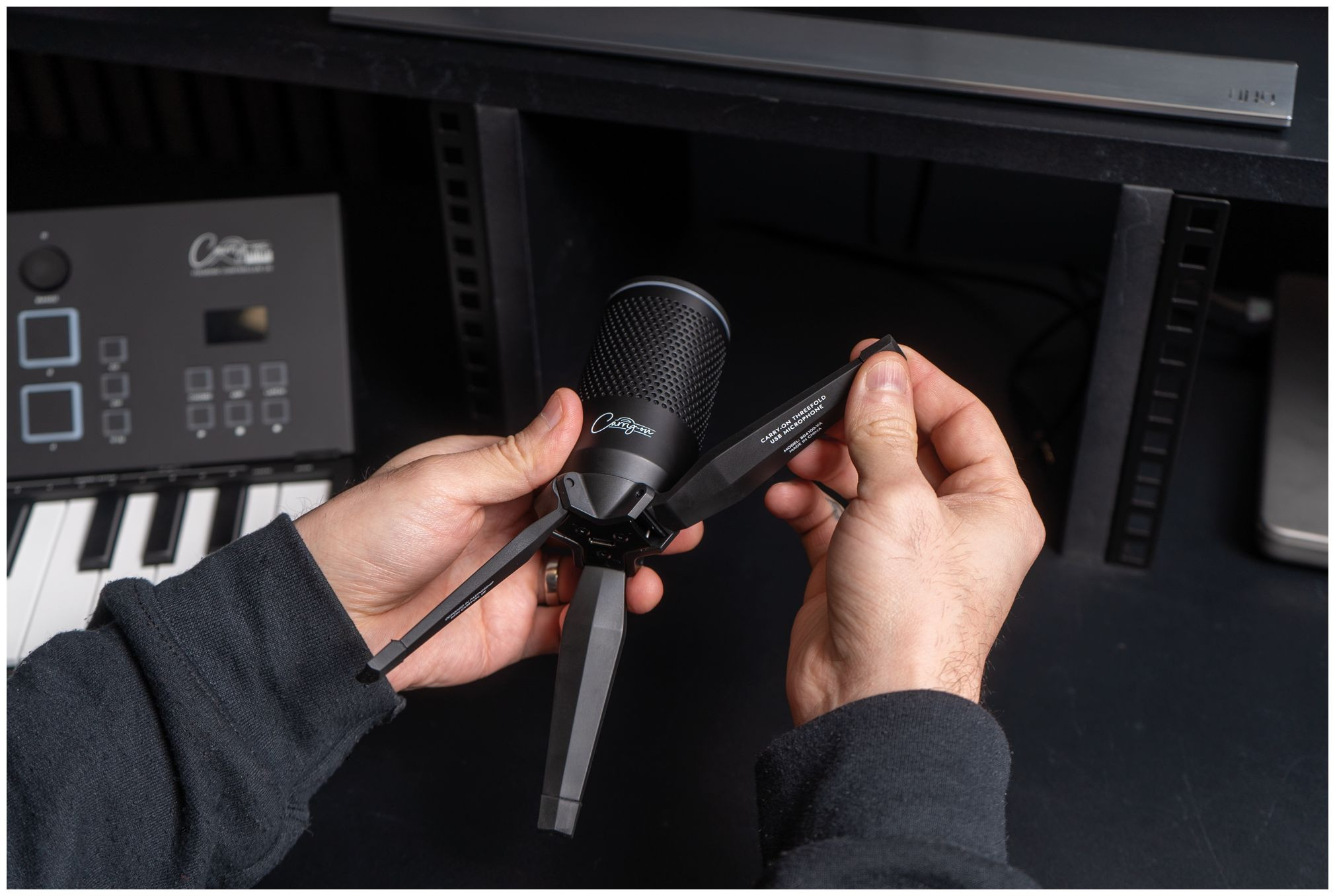 Galerijní obrázek č.7 Mikrofony CARRY-ON Foldable USB Microphone - Black