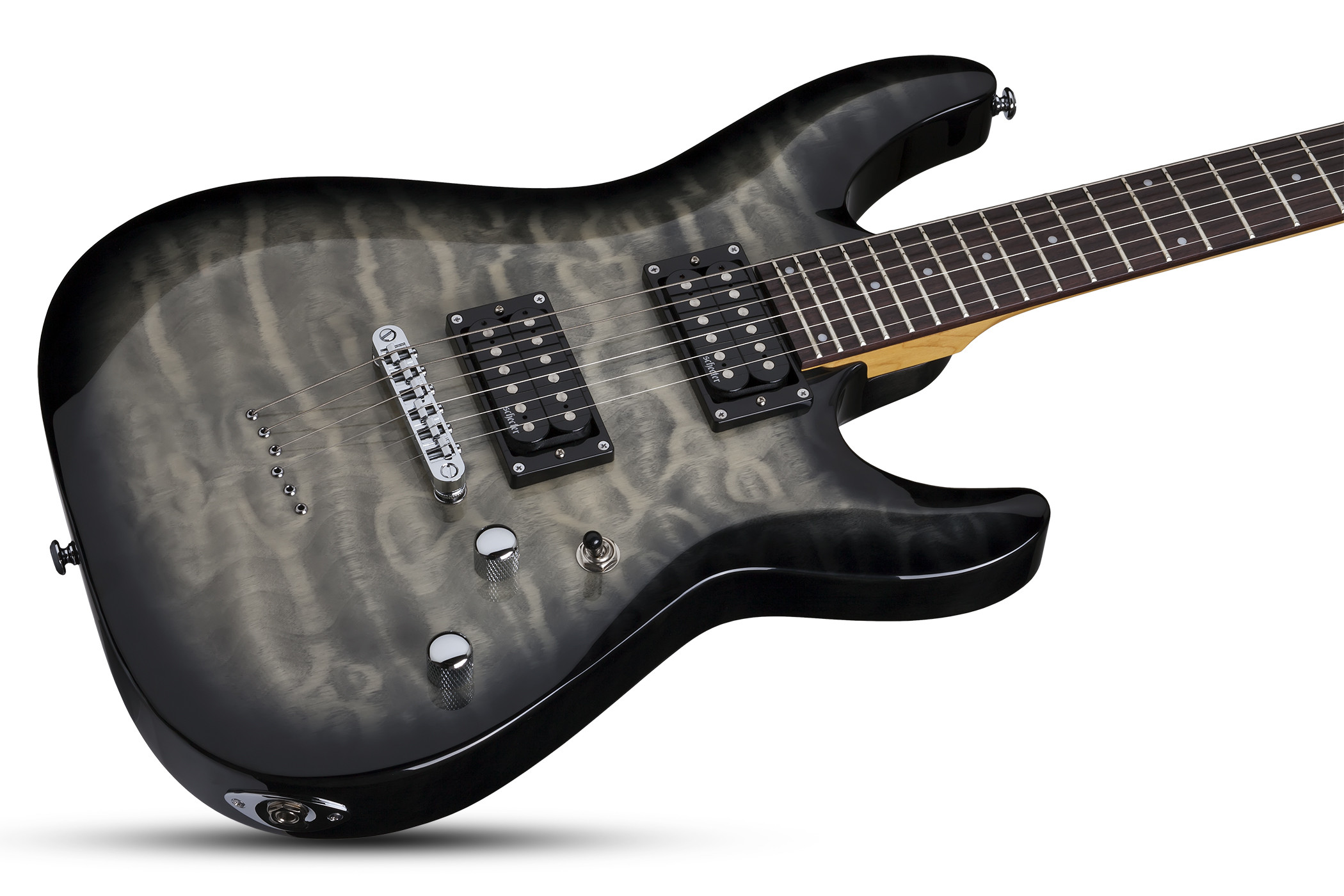 Galerijní obrázek č.1 Superstrat SCHECTER C-6 Plus - Charcoal Burst