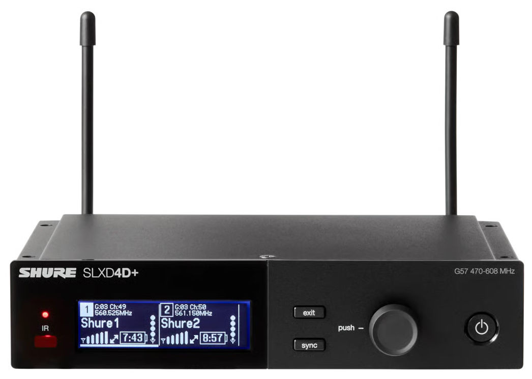 Galerijní obrázek č.1 S ručním mikrofonem SHURE SLXD24D+E/B58-S50