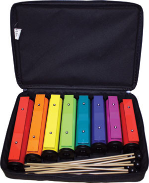 Galerijní obrázek č.1 Xylofony, zvonkohry BOOMWHACKERS Chroma-Notes Resonator Bells