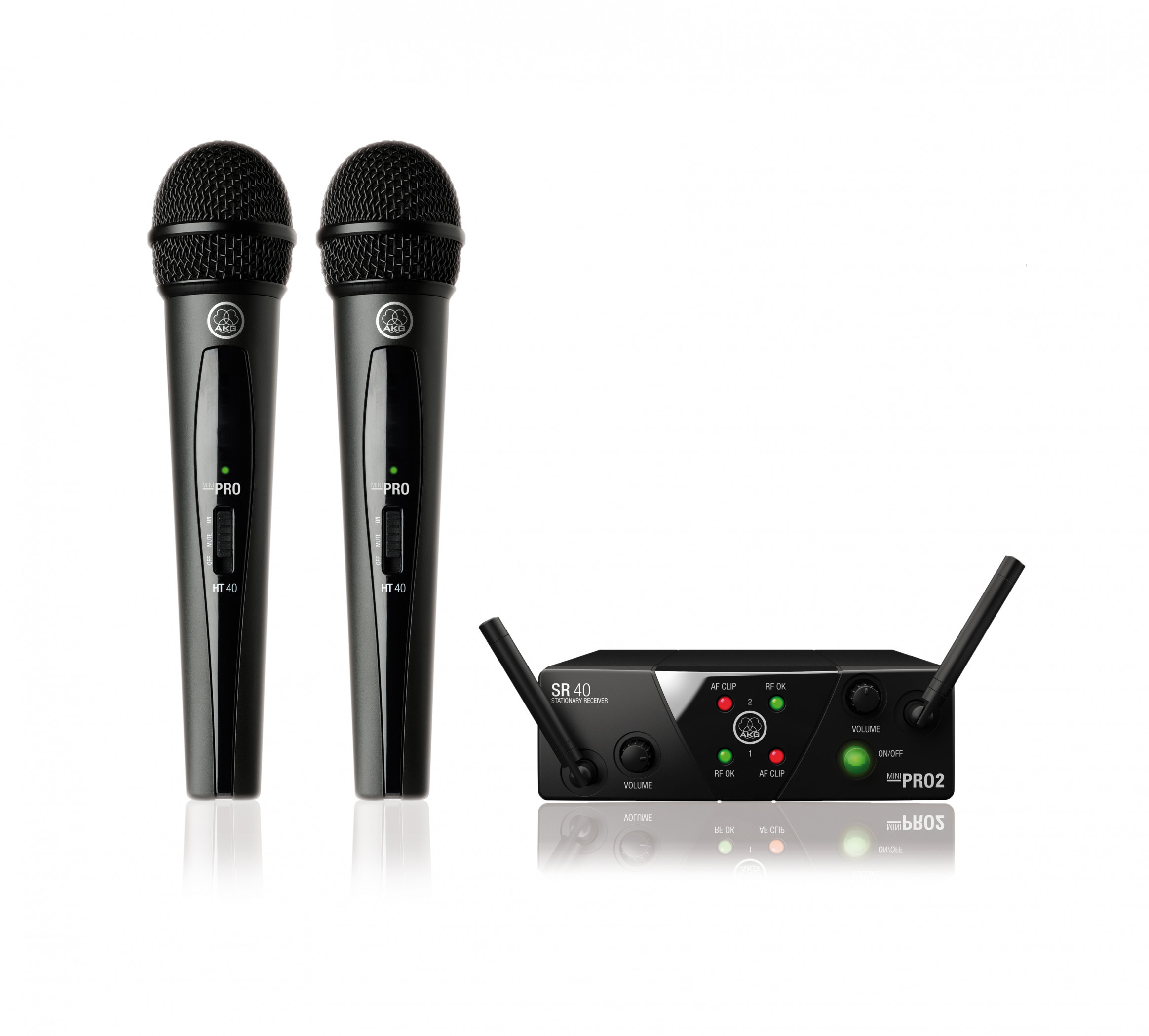 Hlavní obrázek S ručním mikrofonem AKG WMS40 MINI2 VOCAL SET DUAL ISM2/3