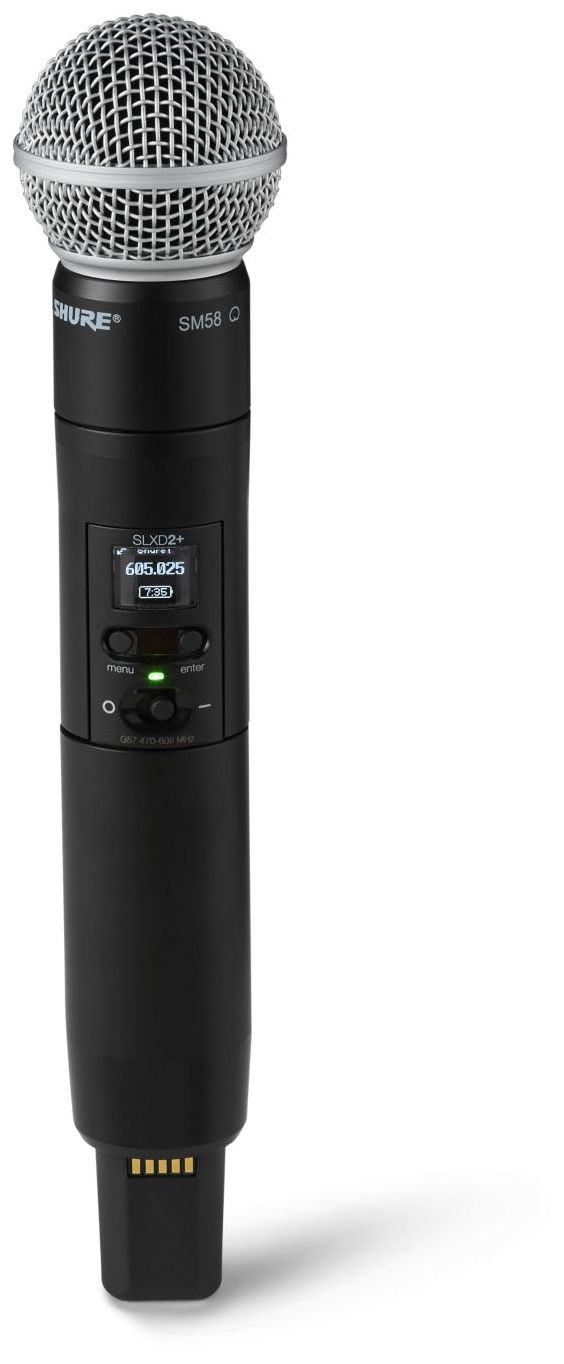 Hlavní obrázek Samostatné vysílače k bezdrátovým systémům SHURE SLXD2+/58-K55