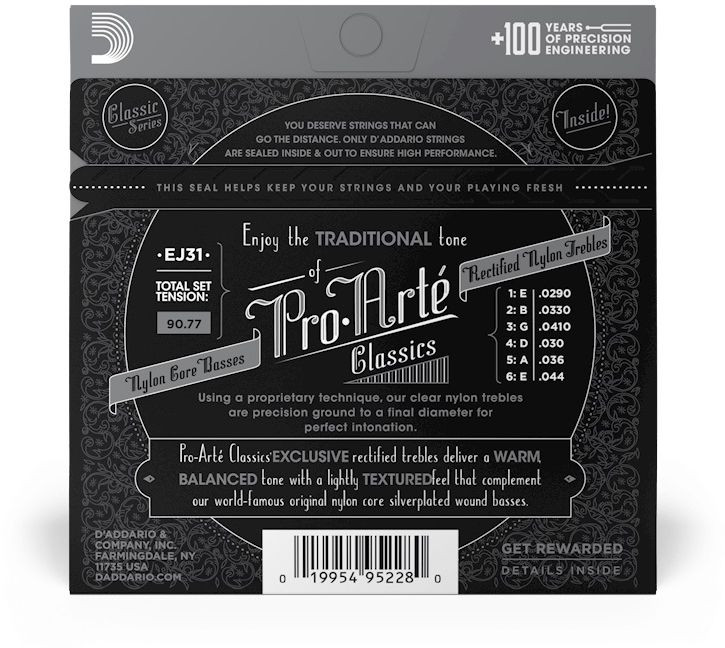 Galerijní obrázek č.1 Hard tension D'ADDARIO EJ31 Classic Heavy - .029 - .044