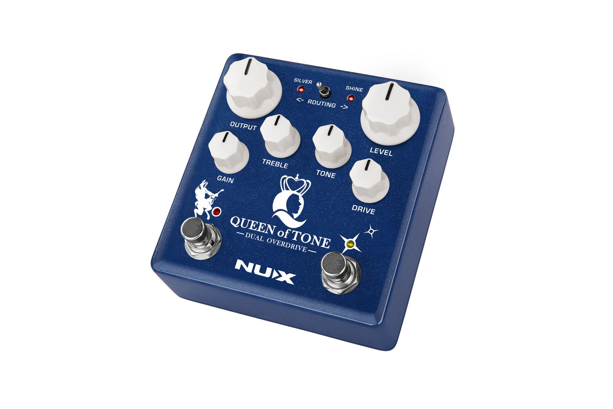 Galerijní obrázek č.5 Overdrive, distortion, fuzz, boost NUX NDO-6 Queen of Tone
