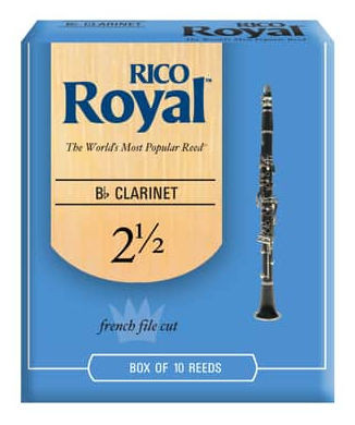 Hlavní obrázek Bb klarinet RICO RBB1025 Royal - Eb Clarinet Reeds 2.5 - 1 KUS