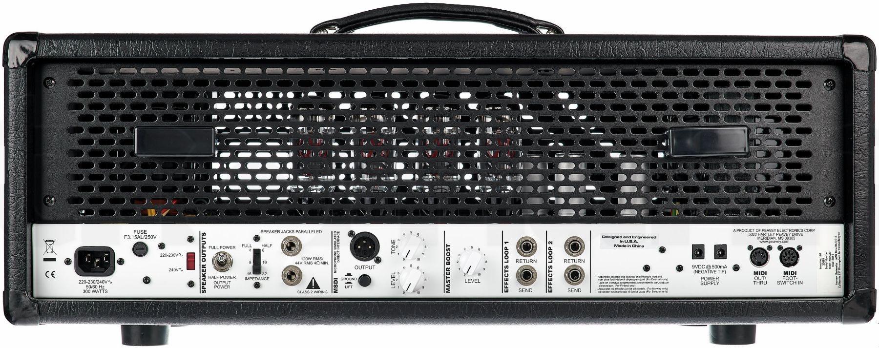 Galerijní obrázek č.1 Lampové zesilovače PEAVEY Invective 120 Head