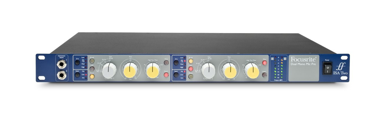 Hlavní obrázek Mikrofonní a linkové předzesilovače FOCUSRITE PRO ISA Two
