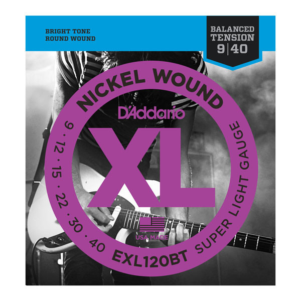 Hlavní obrázek Tvrdost .009 D'ADDARIO EXL120BT - Balanced Tension - .009 - .040