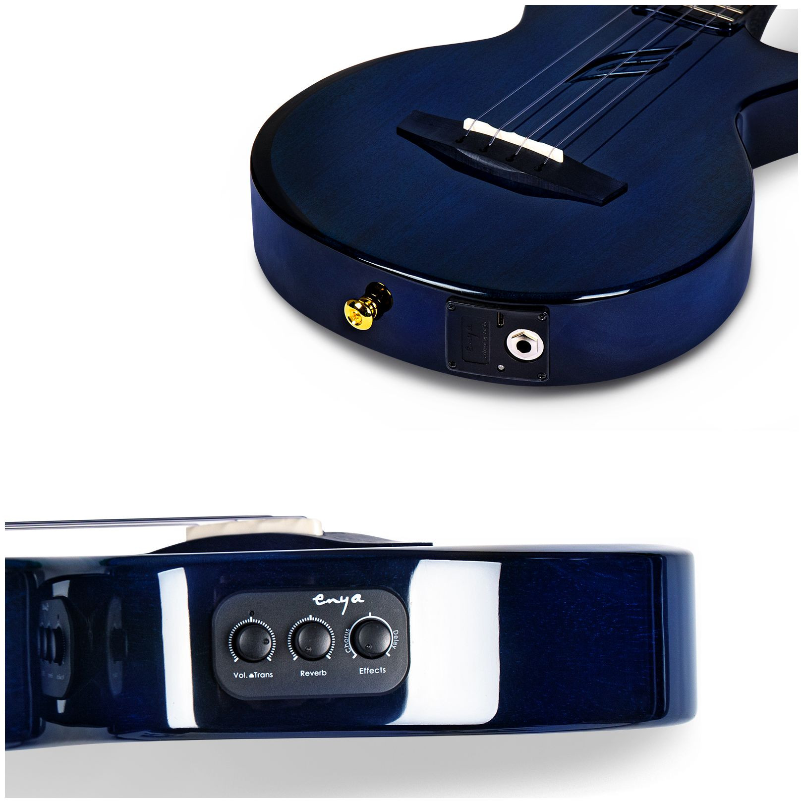 Galerijní obrázek č.6 Tenorové ENYA MUSIC Feather Mahogany - Blue