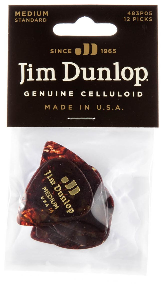 Galerijní obrázek č.3 Ostatní  DUNLOP 483R05MD Celluloid Shell Pick Medium