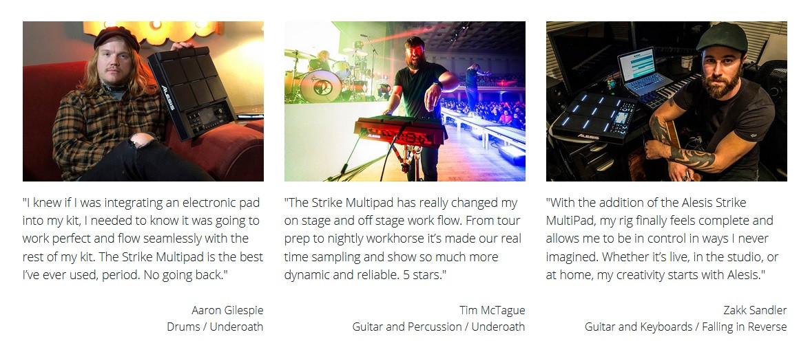 Galerijní obrázek č.7 Sampling pady ALESIS Strike MultiPad