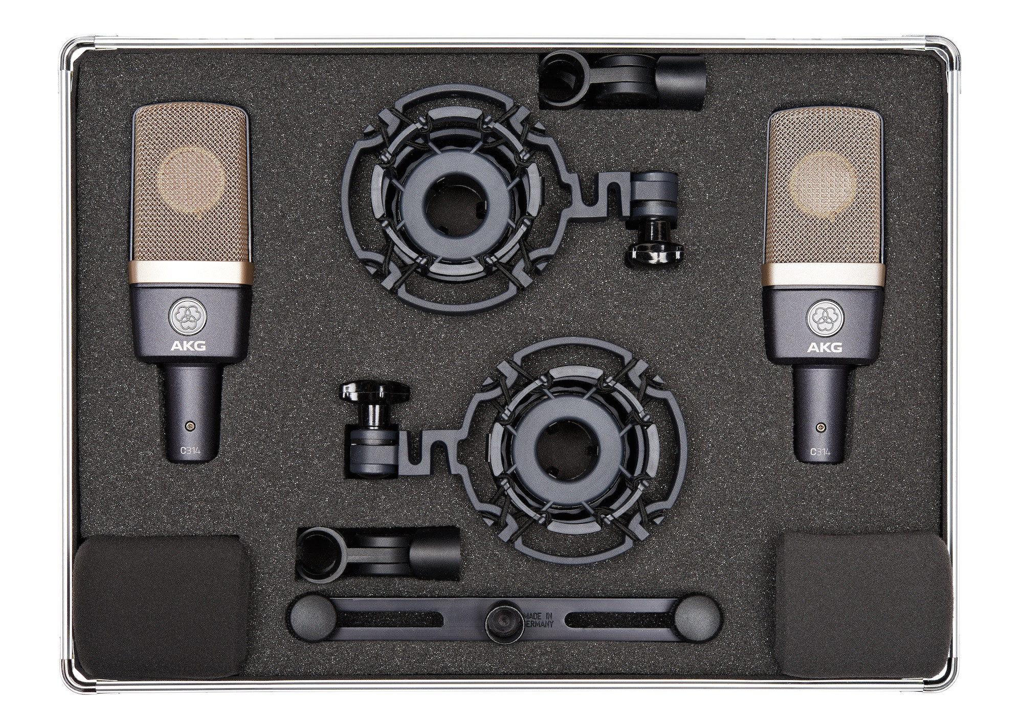 Galerijní obrázek č.1 Velkomembránové kondenzátorové mikrofony AKG C314 Stereo set