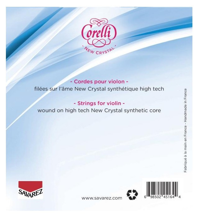 Galerijní obrázek č.1 Struny SAVAREZ 3700M Corelli New Crystal Violin 3/4 Set - Medium