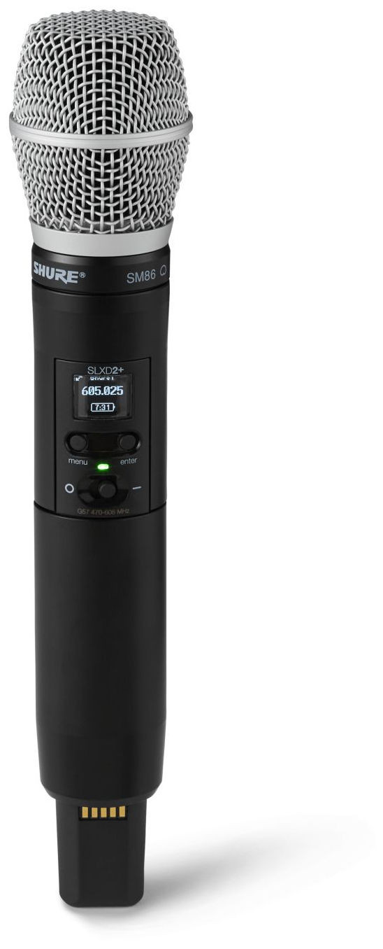 Hlavní obrázek Samostatné vysílače k bezdrátovým systémům SHURE SLXD2+/SM86-K55