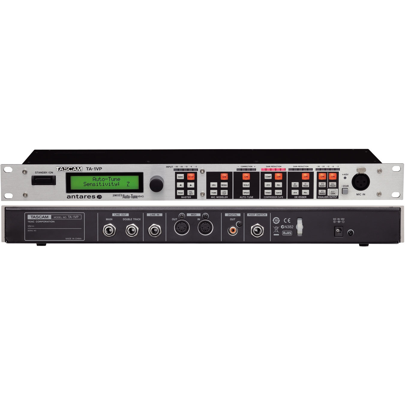 Galerijní obrázek č.1 Mikrofonní a linkové předzesilovače TASCAM TA-1VP