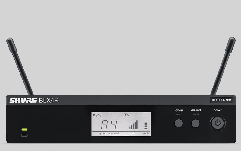 Galerijní obrázek č.2 S ručním mikrofonem SHURE BLX24RE/B58 M17 662 - 682 MHz