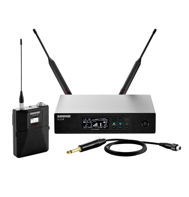 Hlavní obrázek Bezdrátové nástrojové systémy pro kytary a baskytary SHURE QLXD14 H51 470 - 534 MHz