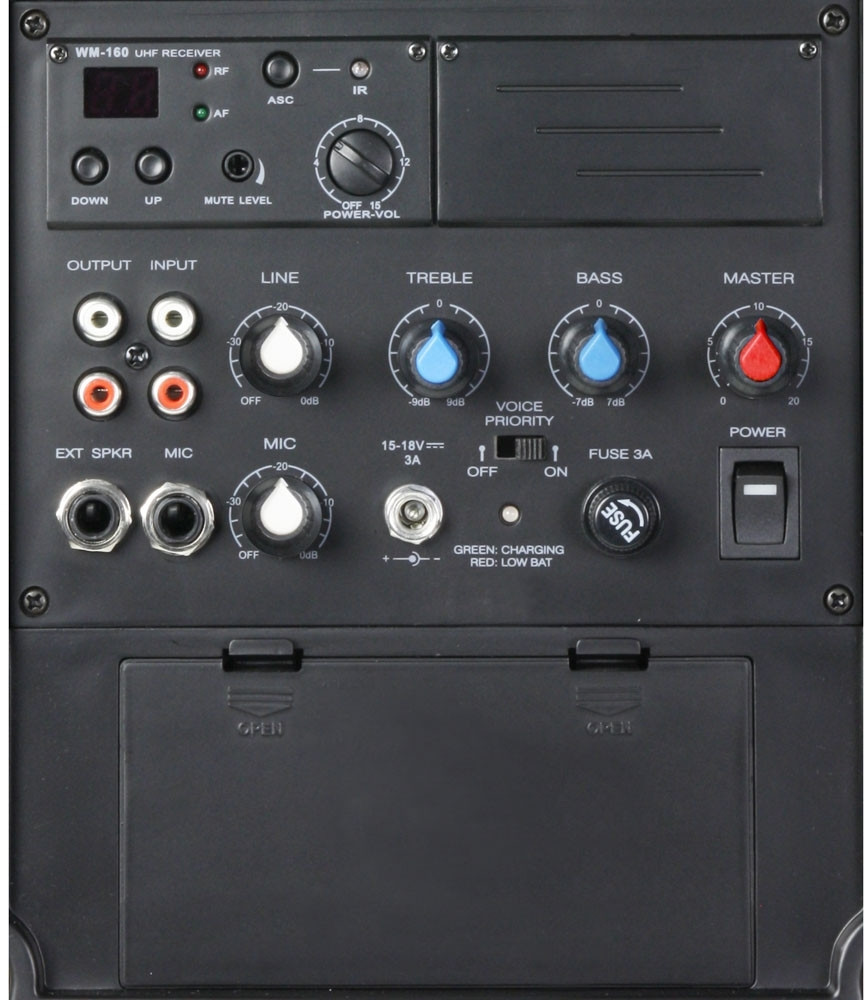 Galerijní obrázek č.3 Mobilní a bateriově napájené reproboxy LD SYSTEMS Roadboy 65 B5 (584 - 607 MHz)