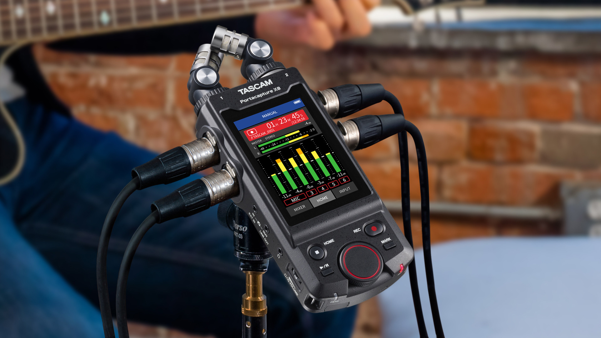 Galerijní obrázek č.22 Vícestopé rekordéry přenosné TASCAM Portacapture X8