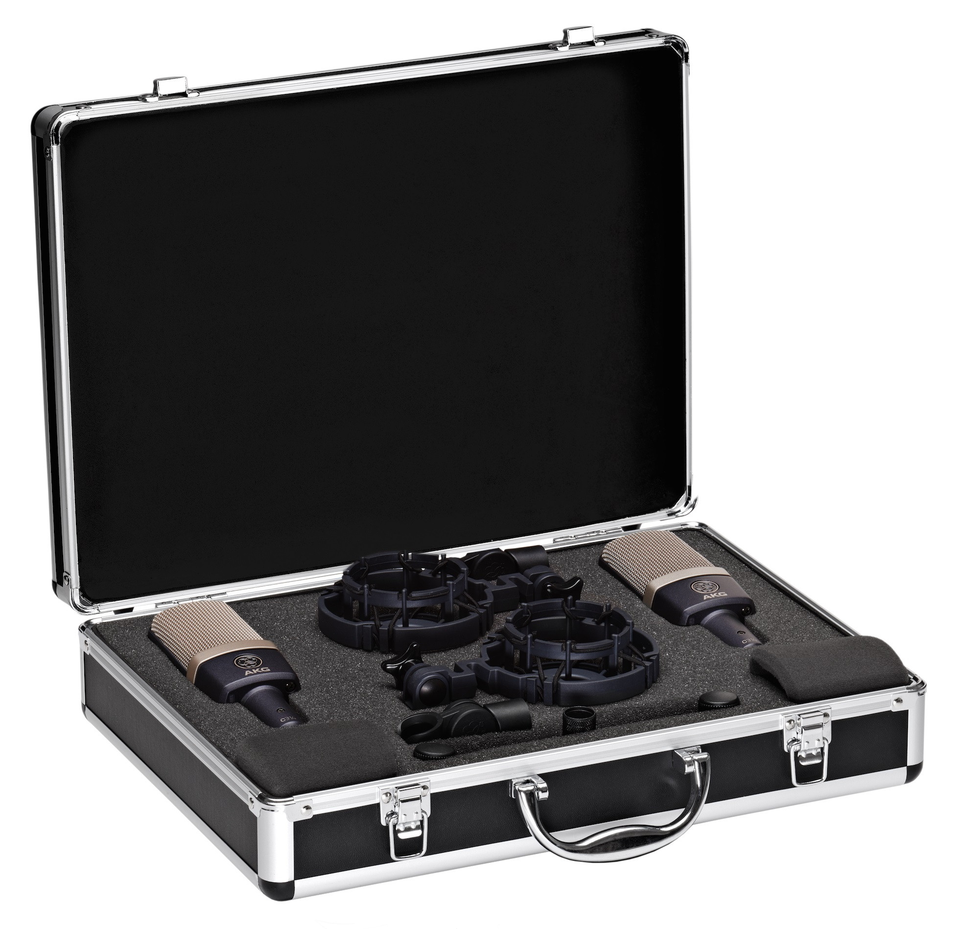 Hlavní obrázek Velkomembránové kondenzátorové mikrofony AKG C314 Stereo set