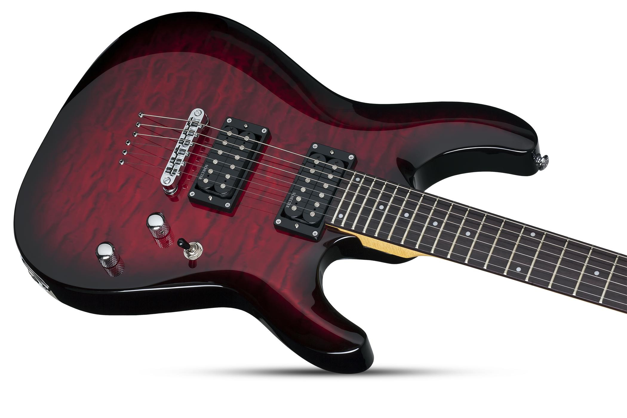 Galerijní obrázek č.2 Superstrat SCHECTER C-6 Plus - See-Thru Cherry Burst