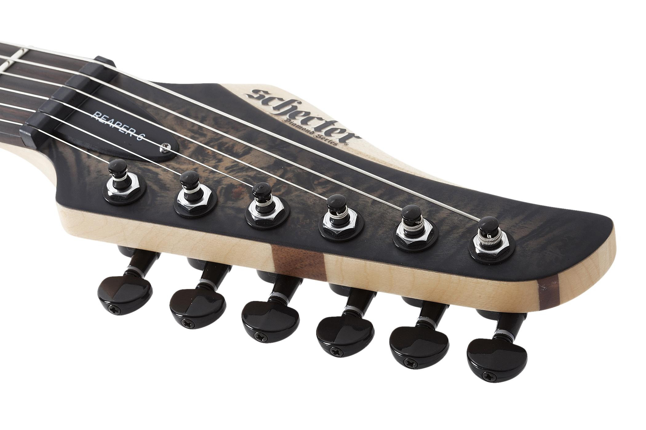 Galerijní obrázek č.10 Superstrat SCHECTER Reaper-6 Satin Charcoal Burst