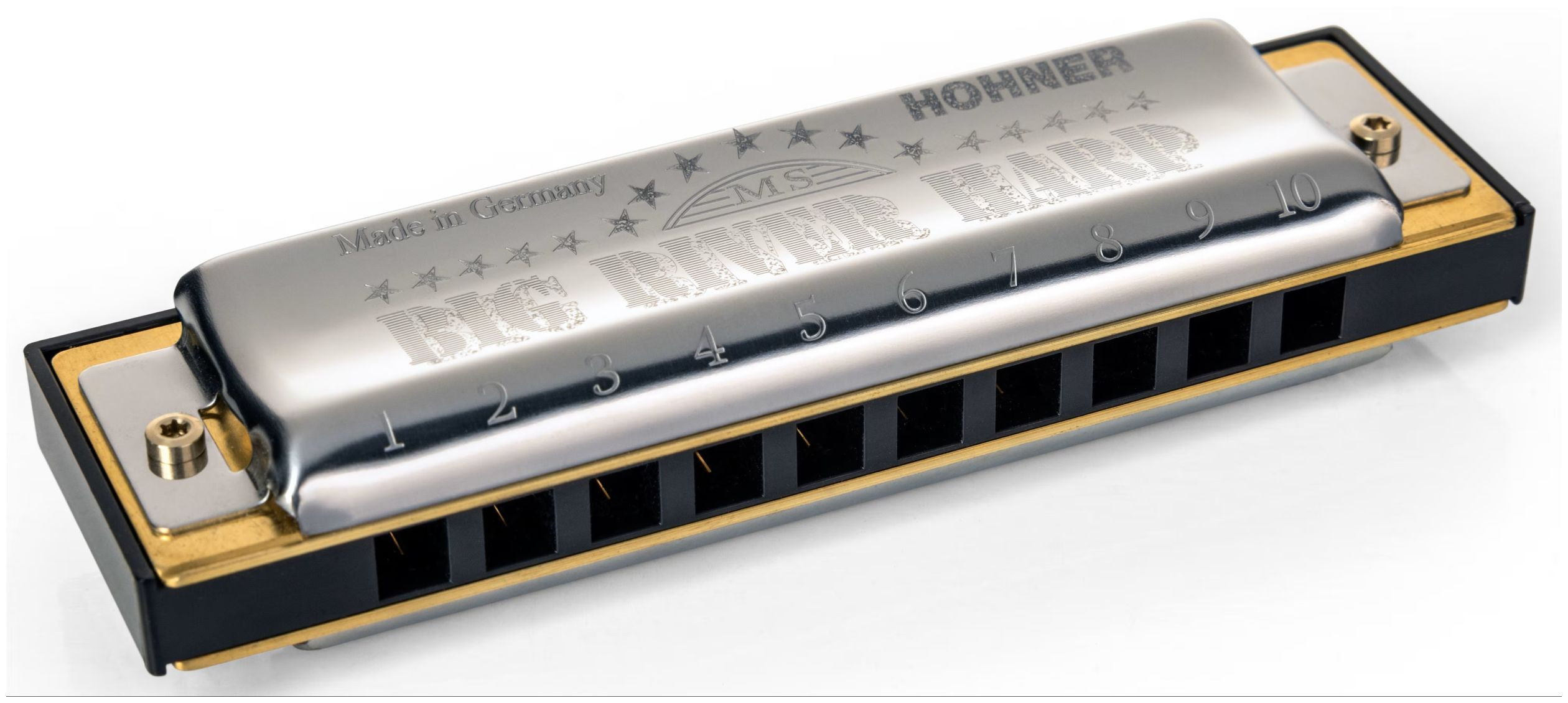 Hlavní obrázek Diatonické HOHNER Big River Harp D-major M590036P